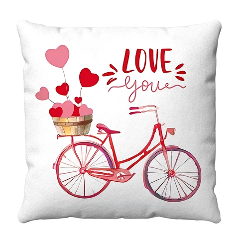 Federe Per Cuscini San Valentino Peluche Corto Stampa A Cuore Amore Romantico Fodere Decorative Per Divano Letto