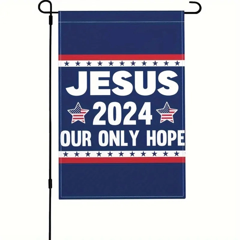 American Independence Day Garden Flag Double Sided Patriotic Linen Yard Decor 4th Of July Outdoor Welcome Sign Flag