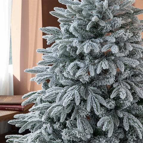 Albero Di Natale Innevato Nordico Effetto Neve Pino Artificiale Supporto In Ferro Per Decorazioni Festive Interni Casa Ufficio