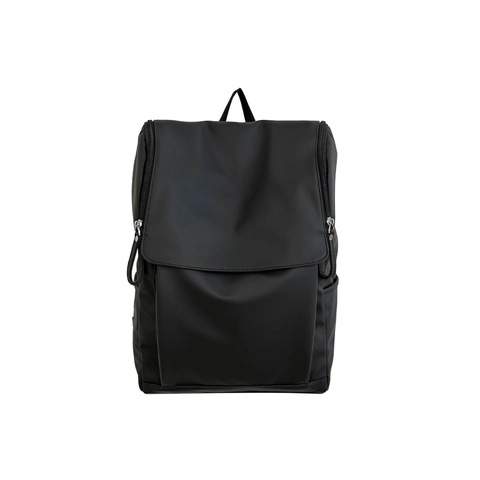 Minimalistische Rugzak Waterdicht PU Leer Flip Top Grote Capaciteit School Reizen Laptop Tas Heren Dames