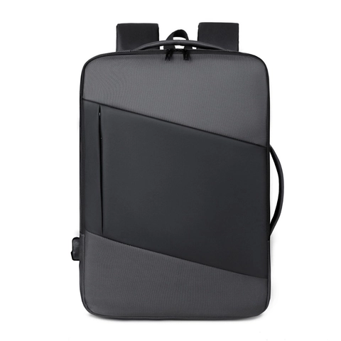 Zaino Per Laptop Da Lavoro Tessuto Oxford Impermeabile Con Porta Di Ricarica USB Minimalista Da Viaggio