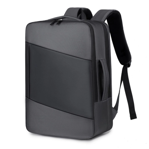Zaino Per Laptop Da Lavoro Tessuto Oxford Impermeabile Con Porta Di Ricarica USB Minimalista Da Viaggio