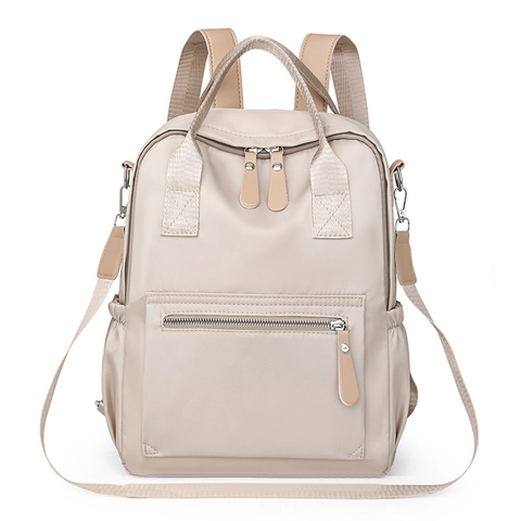 Damen Wasserdicht Nylon Business Rucksack Mode Multifunktionale Pendler Handtasche Mit Abnehmbarem Gurt Lässiger Reise Daypack