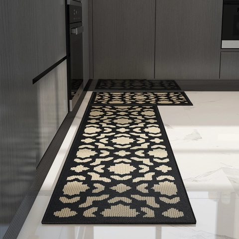 Alfombra De Cocina Fibra De Polipropileno Antideslizante Resistente Aceite Agua Alfombra Suelo Decorativa Moderna