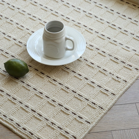 Tappetino Antiscivolo Moderno a Scacchi Tappeto per Ingresso Interno Trama a Nido d'Ape Lavabile per Cucina Camera da Letto