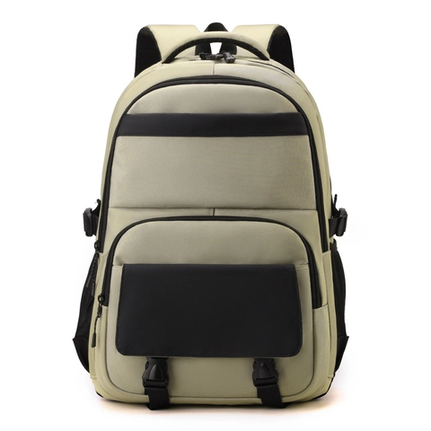 Zaino Da Lavoro Nylon Impermeabile Grande Capacità Borsa Laptop Viaggio Casual Di Tendenza Per Uomo Donna Multi Tasca