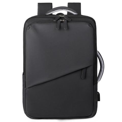 Zaino Per Laptop Aziendale Impermeabile Grande Capacità Borsa Da Viaggio Con Porta USB Cinghia Per Bagagli Fibbia Sul Petto Pendolare
