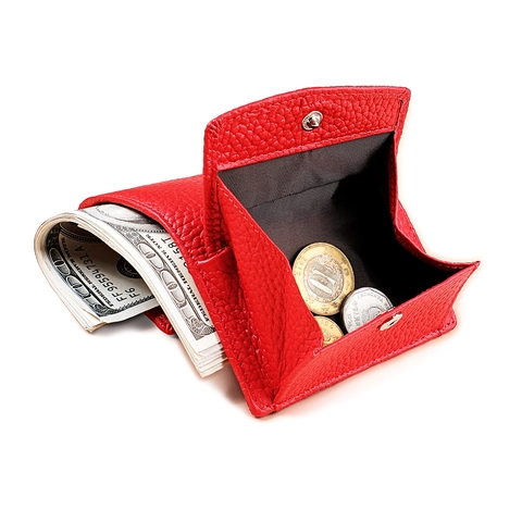 Women Genuine Leather Trifold Wallet RFID Blocking Pebbled Cowhide Small Coin Purse With Card Slots For Daily Casual