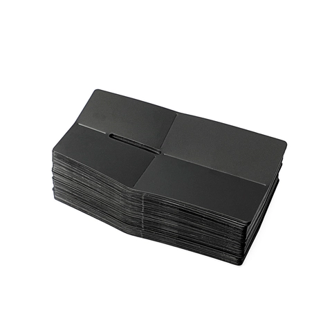 Minimalistischer Schlanker Kreditkartenhalter PVC Diebstahlschutz RFID Blockierung Business Matt Schwarz Portemonnee Organizer