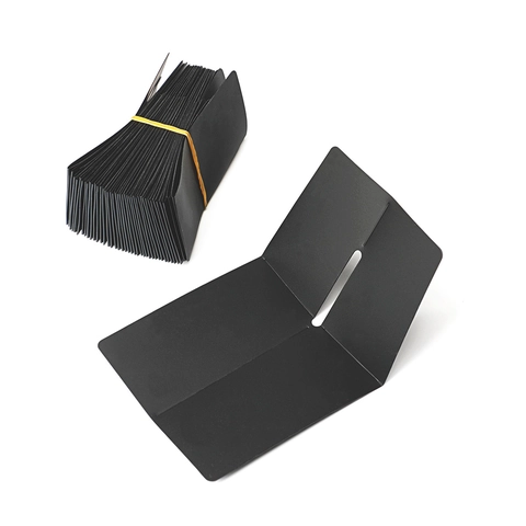 Minimalistischer Schlanker Kreditkartenhalter PVC Diebstahlschutz RFID Blockierung Business Matt Schwarz Portemonnee Organizer