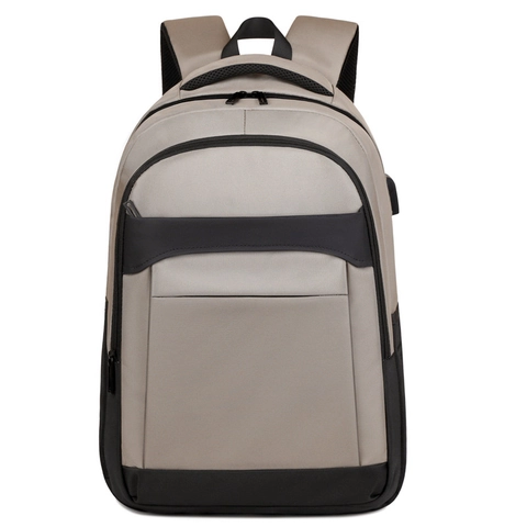 Zaino Per Laptop Business Tessuto Oxford Porta USB Idrorepellente Grande Capacità Viaggio Per Uomini