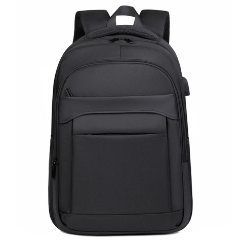 Zaino Per Laptop Business Tessuto Oxford Porta USB Idrorepellente Grande Capacità Viaggio Per Uomini