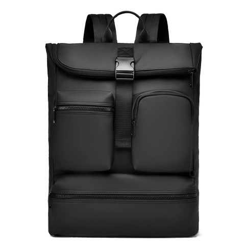 Zaino Uomo Business Casual Impermeabile Grande Capacità Multi Tasche Viaggio Borsa Laptop Streetwear Scuola