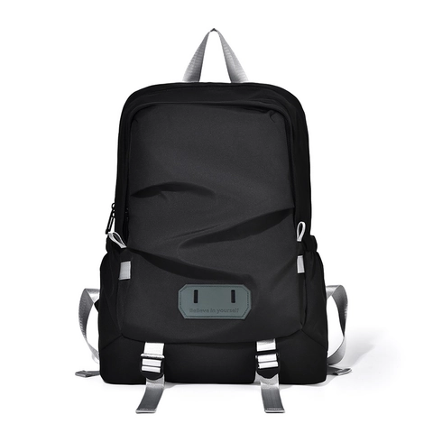Zaino Grande Capacità Nylon Impermeabile Borsa Per Laptop Casual Per Uomo Donna Scuola Viaggio Minimalista Believe In Yourself