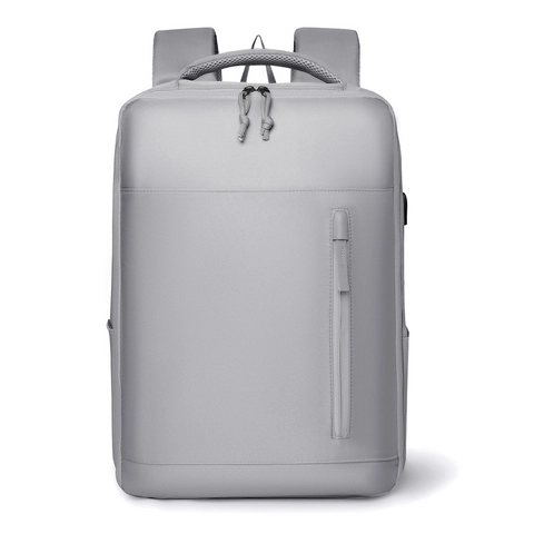 Business Laptop Backpack Water Resistant Nylon Large Capacity With USB Charging Port For Travel Commute Minimalist Unisex
