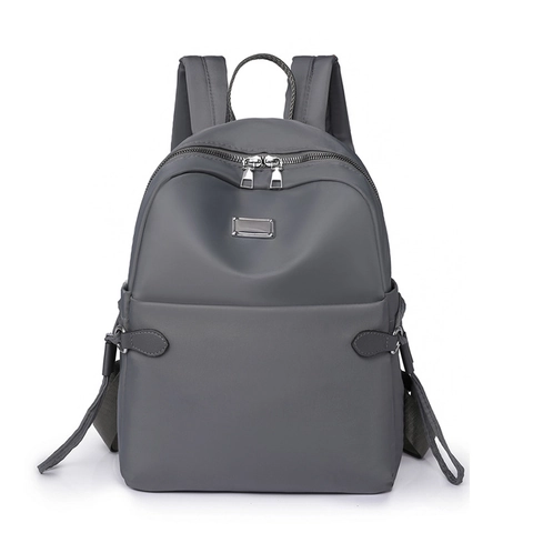 Zaino Donna Nylon Leggero Resistente All'acqua Grande Capacità Per Viaggi Scuola Lavoro Moda Semplice Versatile