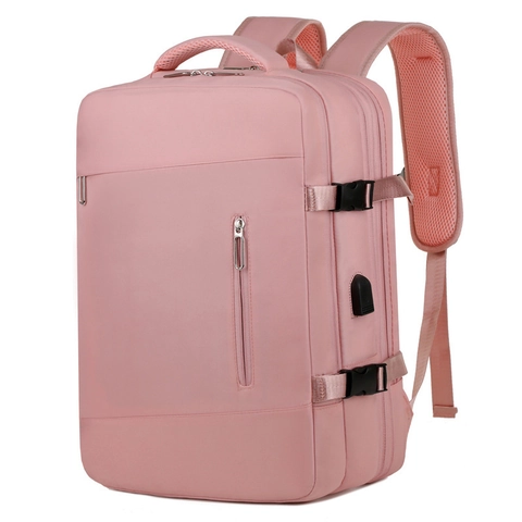 Zaino Per Computer Portatile Espandibile Impermeabile Oxford Grande Capacità Con Porta Di Ricarica USB Viaggio Scuola Uomo Donna
