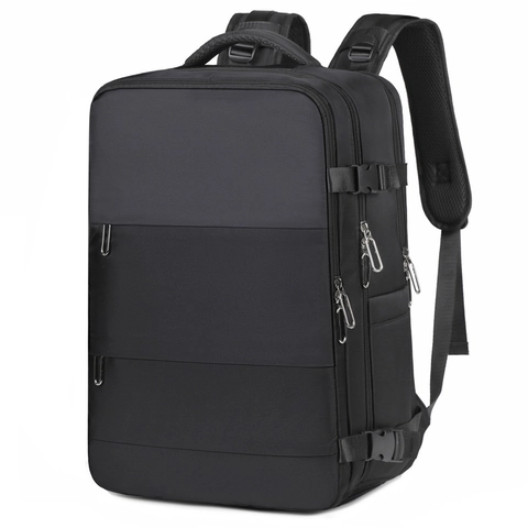 Zaino Da Lavoro Grande Capacità Tessuto Oxford Impermeabile Multi Tasche Borsa Da Viaggio Per Laptop 16 Pollici