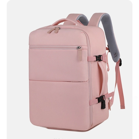 Mochila De Viaje De Negocios Gran Capacidad Tela Oxford Compartimento Para Portátil Puerto USB Minimalista Hombre Mujer
