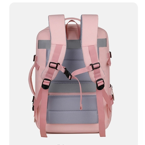 Mochila De Viaje De Negocios Gran Capacidad Tela Oxford Compartimento Para Portátil Puerto USB Minimalista Hombre Mujer