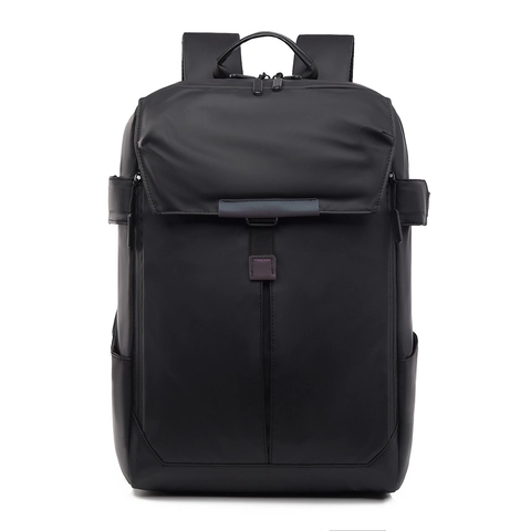 Large Capacity Men Business Backpack Waterproof Coated Fabric Expandable 16 Inch Laptop Bag For Travel Daily School Bag