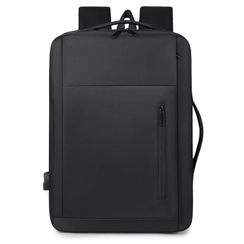 Zaino Per Laptop Aziendale Tessuto Oxford Espandibile Porta USB Impermeabile Viaggio Lavoro Borsa Casual Per Uomo