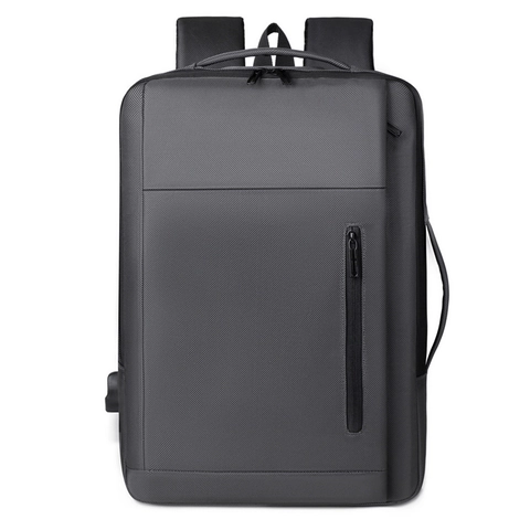 Zaino Per Laptop Aziendale Tessuto Oxford Espandibile Porta USB Impermeabile Viaggio Lavoro Borsa Casual Per Uomo