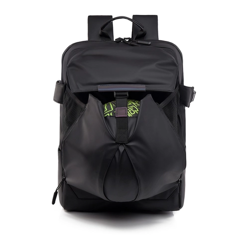 Large Capacity Men Business Backpack Waterproof Coated Fabric Expandable 16 Inch Laptop Bag For Travel Daily School Bag
