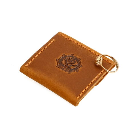 Genuine Leather Mini Jewelry Storage Bag Rose Embossed Coin Purse Portable Ring Earring Pouch Small Square Wallet For Women