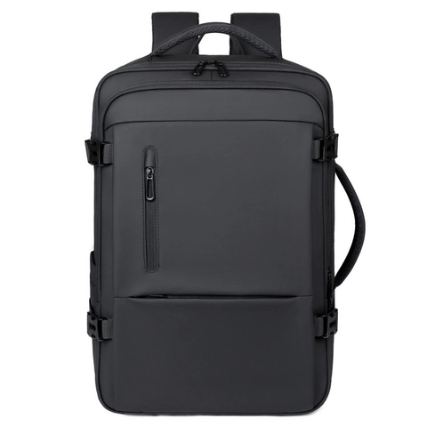 Business Travel Backpack Men Waterproof Expandable Laptop Bag Large Capacity Minimalist Commuter Schoolbag