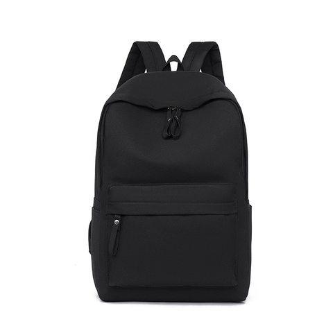Mochila Minimalista Nylon Ligero Resistente Al Agua Bolsa De Viaje Estudiante Compartimento Para Portátil Color Sólido
