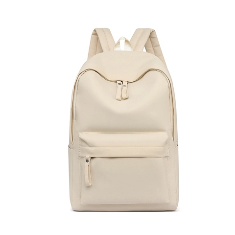 Mochila Minimalista Nylon Ligero Resistente Al Agua Bolsa De Viaje Estudiante Compartimento Para Portátil Color Sólido