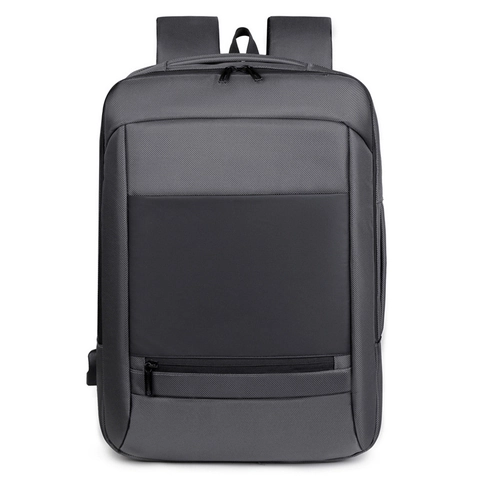 Zaino Per Laptop Da Lavoro Tessuto Oxford Resistente All'acqua Grande Capacità Porta Di Ricarica USB Uomo Pendolare