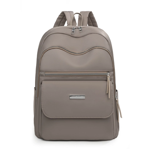 Sac à Dos Décontracté en Nylon pour Femmes Grande Capacité Sac d'École pour Ordinateur 15,6 Pouces Sac de Voyage Imperméable