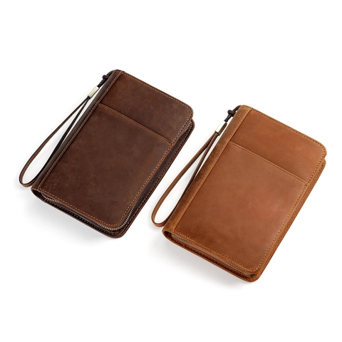 Étui À Cigares De Voyage En Cuir Véritable Pochette De Business Portable Avec Fermeture Éclair Pour Briquet Pour Hommes