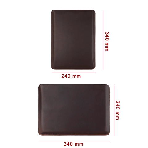 Retro Genuine Leather Laptop Sleeve Case For 13.3 Inch Slim Laptop Bag Business Protective Notebook Computer Cover