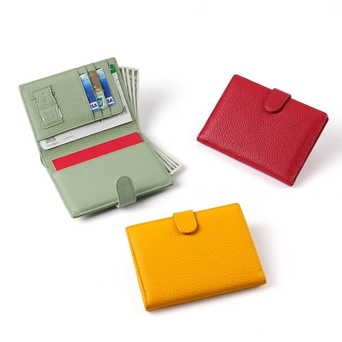 Portapassaporto in Vera Pelle di Vacchetta con Blocco RFID Portafoglio da Viaggio Organizzatore Documenti Multifunzionale Unisex