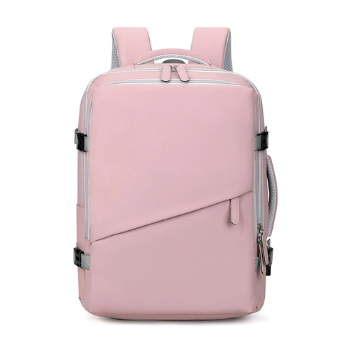 Zaino Per Laptop Business Tessuto Oxford Espandibile Grande Capacità Con Porta Di Ricarica USB Viaggio Minimalista Unisex