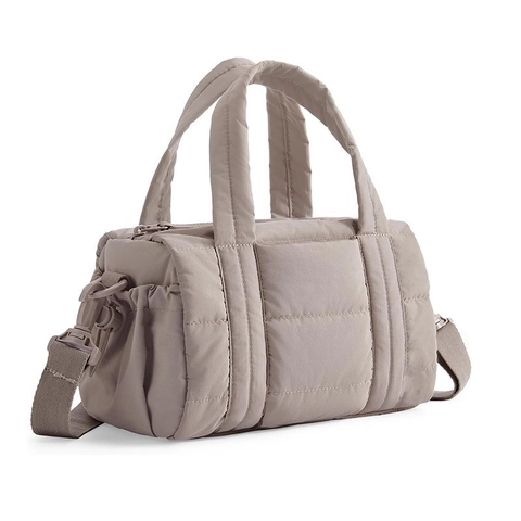 Sac Bandoulière En Nylon Matelassé Sac À Épaule Rembourré Léger Avec Bandoulière Amovible Réglable Pour Femme