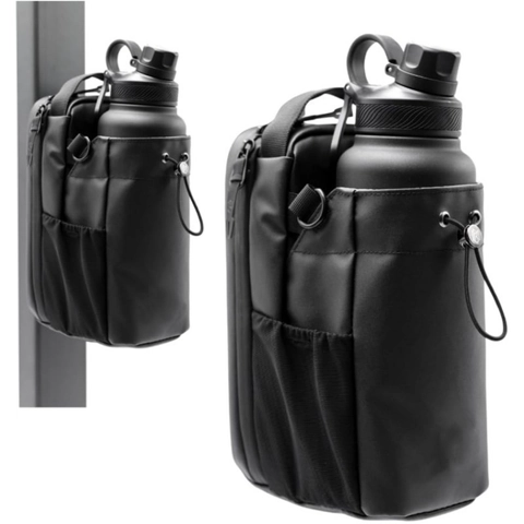 Borsa Magnetica Per Borraccia Di Grande Capacità Per Palestra Fitness Nylon Tracolla Con Cinturino Regolabile E Cerniera