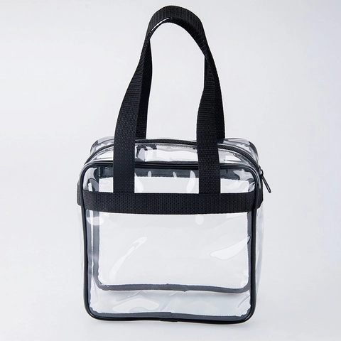Große Kapazität Klare PVC Tasche Wasserdicht Transparent Reise Kulturbeutel Aufbewahrungstasche Für Make-up Badezimmer Outdoor Strand Einfach