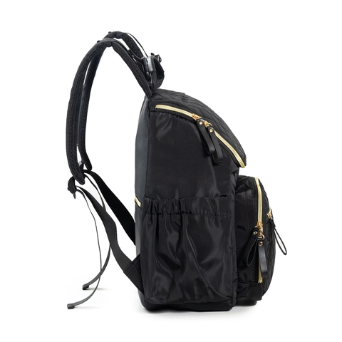 Zaino Fasciatoio Impermeabile Nylon Trapuntato Borsa Maternità Viaggio Con Ganci Passeggino Tasche Isolate Mamma Papà