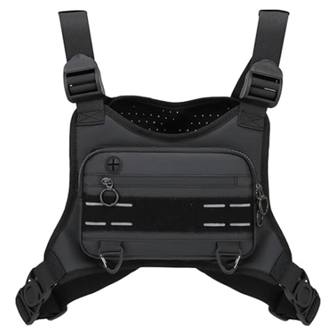 Bolsa De Pecho Táctica Tela Oxford Impermeable Transpirable Correa Ajustable Deportes Al Aire Libre Correr Senderismo Para Hombres