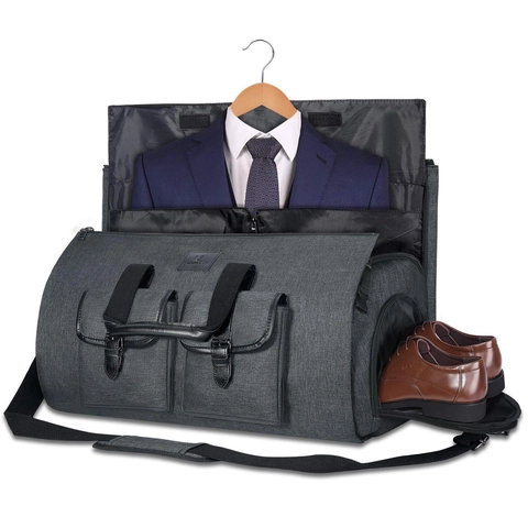 Business Reisetasche Für Anzüge Wasserdichtes Oxford Gewebe Faltbare Duffel Bag Mit Schuhfach Für Herren