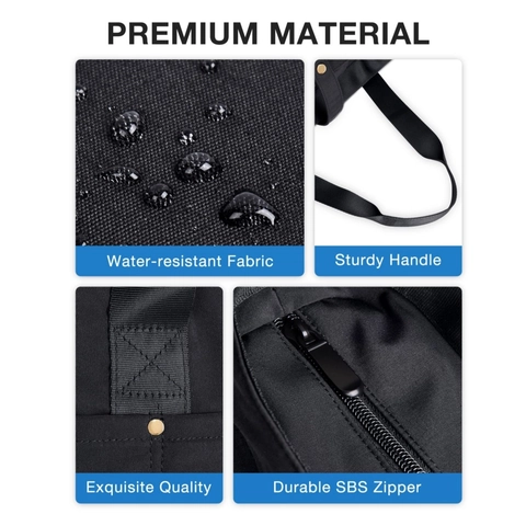 Borsa Tote Pieghevole In Poliestere Resistente All'acqua Grande Capacità Multitasche Portaoggetti Da Viaggio Per Donna
