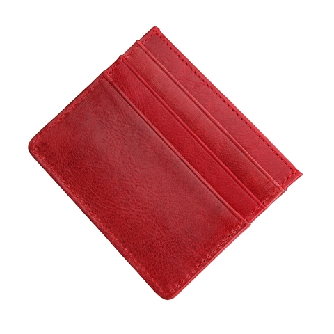 Porta Carte In Vera Pelle Blocco RFID Ultra Sottile Vintage Pelle Di Vacca Business Custodia Per Carte Di Credito Unisex