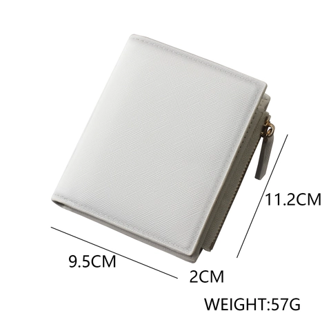 Herren Vertikale Bifold Geldbörse Saffiano Textur PU Leder Multi Kartenfächer Reißverschluss Münzfach Minimalistische Business Brieftasche