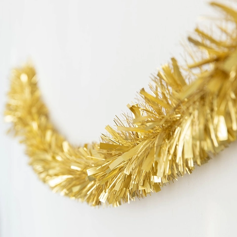 Metallic Christmas Tinsel Garland Thickened Sparkling Shiny Ribbon For Christmas Tree Decorations Wedding Holiday Party Supplies