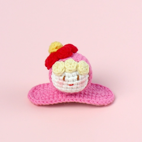 Pinzas Para El Cabello Tejidas A Mano De Lana Forma De Fruta Animal Perro Lindo BB Clips Para Niñas Niños