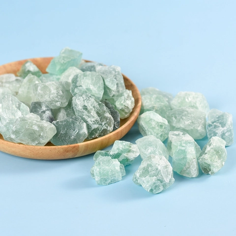 Piedra Natural de Fluorita Verde en Bruto Cristal Difusor de Aroma Piedras para Decoración del Hogar Meditación Mineral